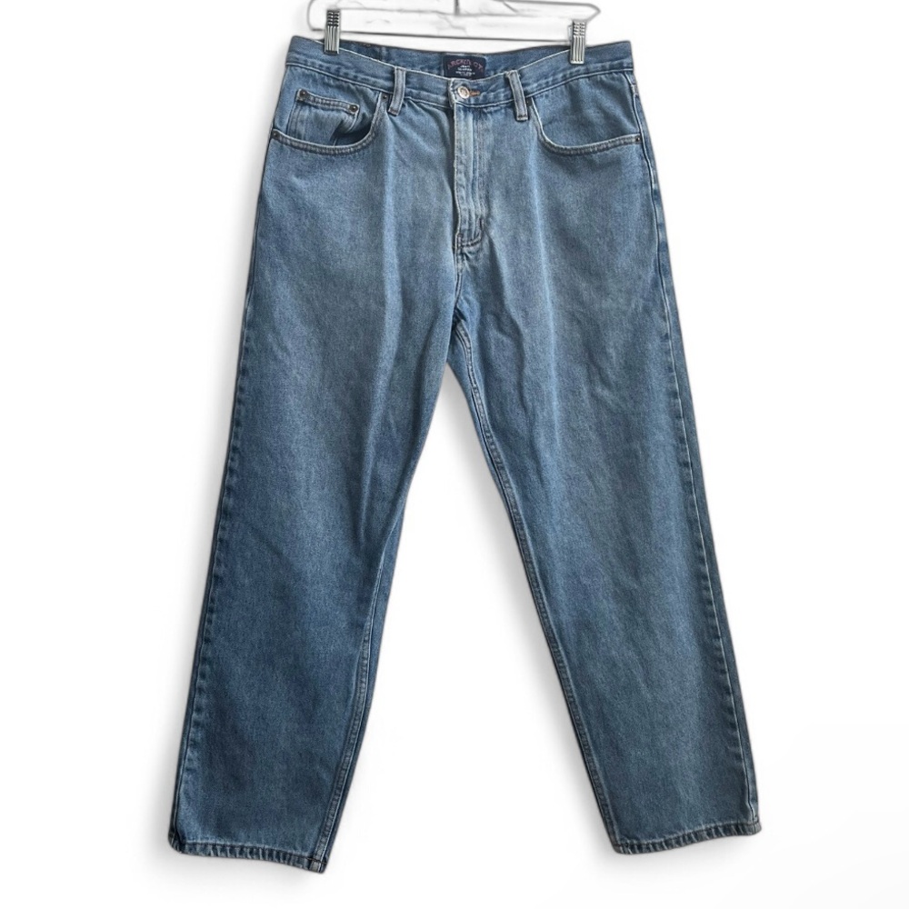 Architect Jean Company Blue Jeans Relaxed Fit Straight Leg Men's Size 34x29